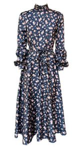 ABITO A COLLO ALTO IN FANTASIA ROSE PICCOLE PRONTA CONSEGNA