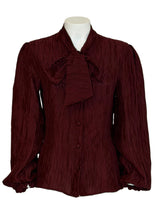 CAMICIA IN PURA SETA CON FIOCCO