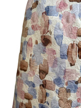 GONNA IN JAQUARD CON BOTTONE E ZIP