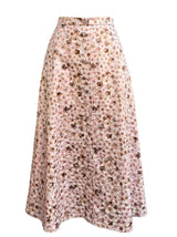 GONNA CON BOTTONI IN COTONE SASSOLINO