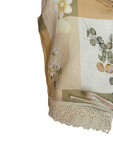 TOP CON LACCETTI FANTASIA PATCHWORK