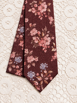 Cravatta fantasia bouquet floreale