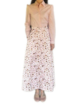 GONNA CON BOTTONI IN COTONE SASSOLINO