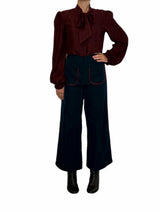 CAMICIA IN PURA SETA CON FIOCCO