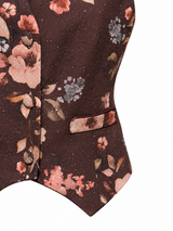 Gilet in burette di seta