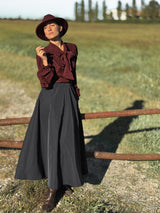 CAMICIA IN PURA SETA CON FIOCCO