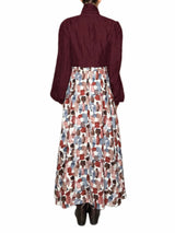 GONNA AMPIA BURETTE DI SETA