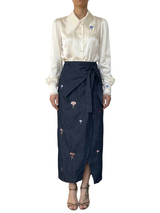 CAMICIA RUCHE RICAMI