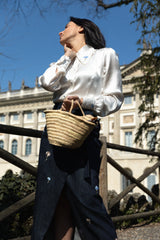 CAMICIA RUCHE RICAMI