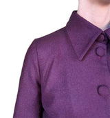 GIACCA IN LANA CON COLLETTO A PUNTA