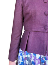 GIACCA IN LANA CON COLLETTO A PUNTA