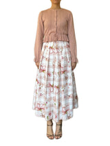 GONNA A PIEGHE IN PIQUET SS 2024