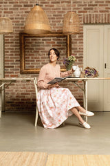 GONNA A PIEGHE IN PIQUET SS 2024