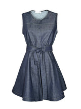 ABITO DENIM SMANICATO CORTO