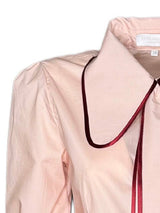 CAMICIA CON PROFILI IN RASO