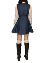 ABITO DENIM SMANICATO CORTO