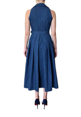 ABITO DENIM SCOLLO REVERS