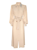 ABITO PURA SETA E RICAMI