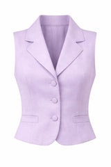 GILET IN LINO