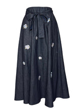 GONNA RICAMI E CINTURA