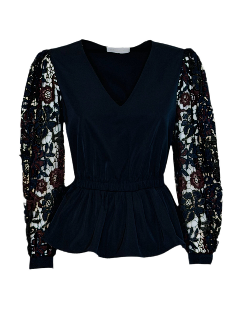 BLUSA PIZZO MACRAME'