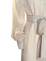 ABITO PURA SETA E RICAMI