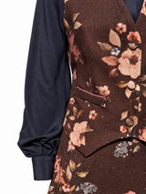 Gilet in burette di seta