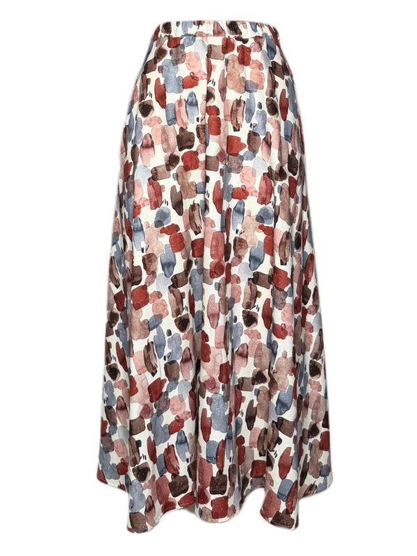 GONNA AMPIA BURETTE DI SETA