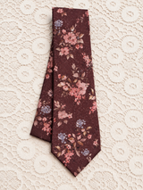 Cravatta fantasia bouquet floreale