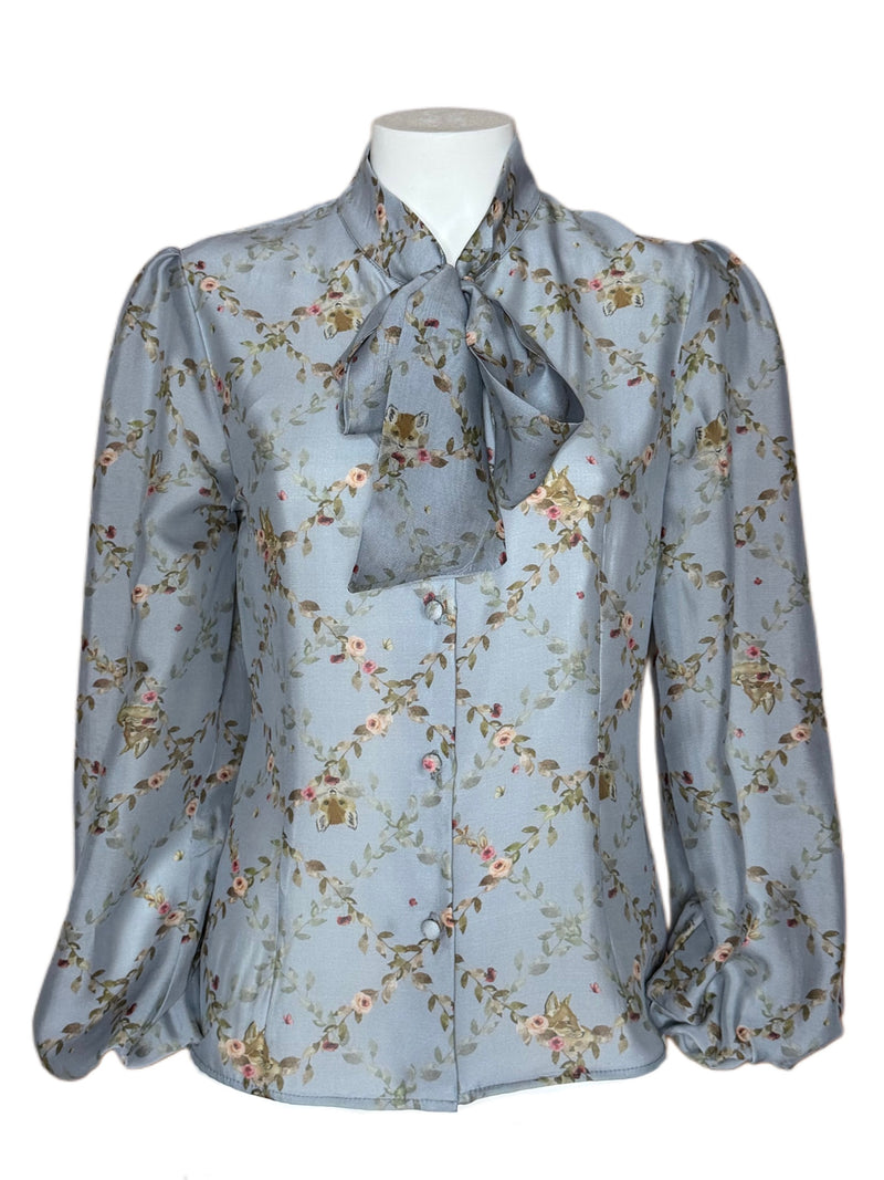 CAMICIA IN PURA SETA FANTASIA