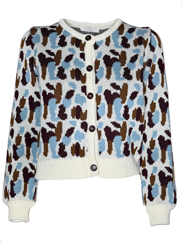 MAGLIONE LANA PENNELLATE