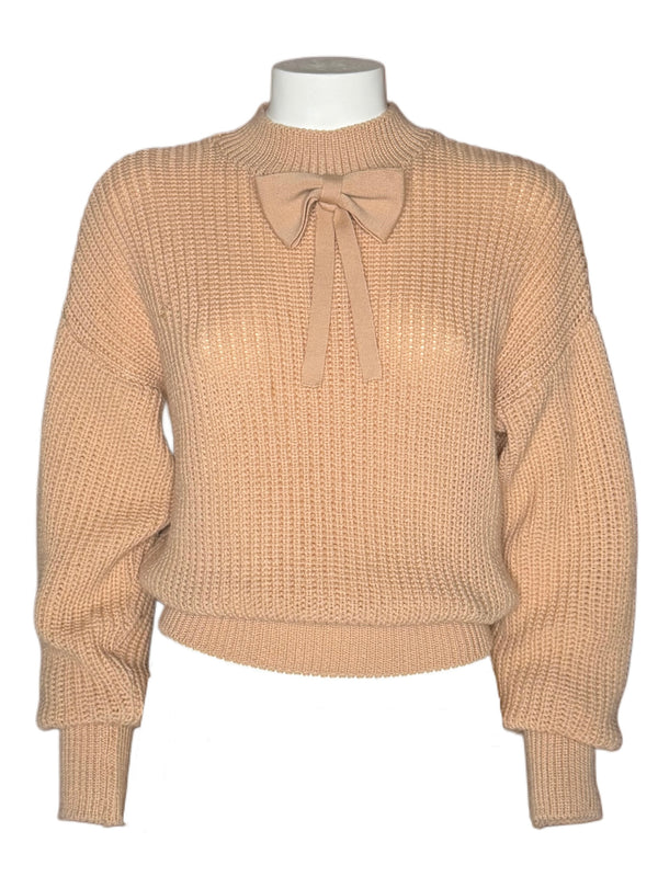 MAGLIONE LANA MERINOS CON FIOCCO