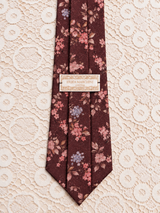 Cravatta fantasia bouquet floreale