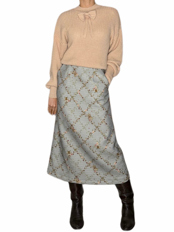 MAGLIONE LANA MERINOS CON FIOCCO