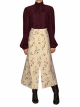 GONNA CON SPACCO IN PURA LANA