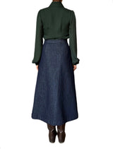 CAMICIA IN SETA VERDE BOSCO