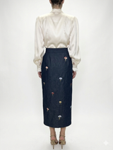 CAMICIA  RUCHE RICAMI