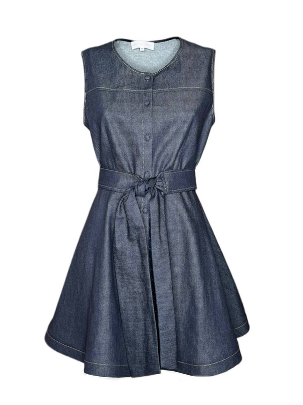 ABITO DENIM SMANICATO CORTO